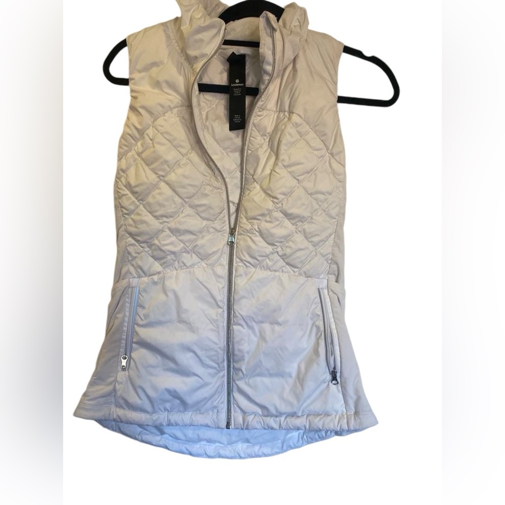 lululemon athletica White Quilted Vest